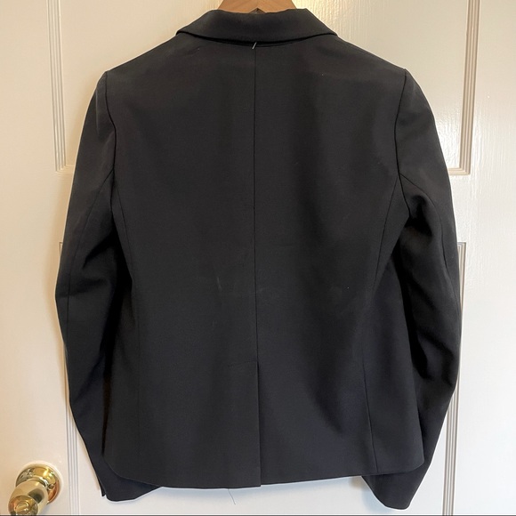 NWT GAP Basketweave Blazer Size 4 in Dark Night - Picture 2 of 2